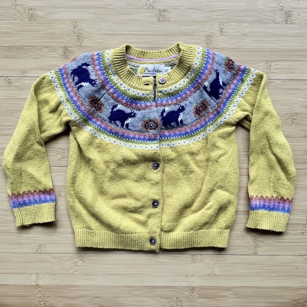 Mini Boden Halloween Cardigan